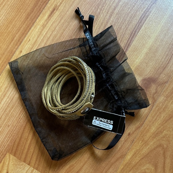 Express Gold and Silver Rhinestone Bracelet Set - Picture 4 of 4